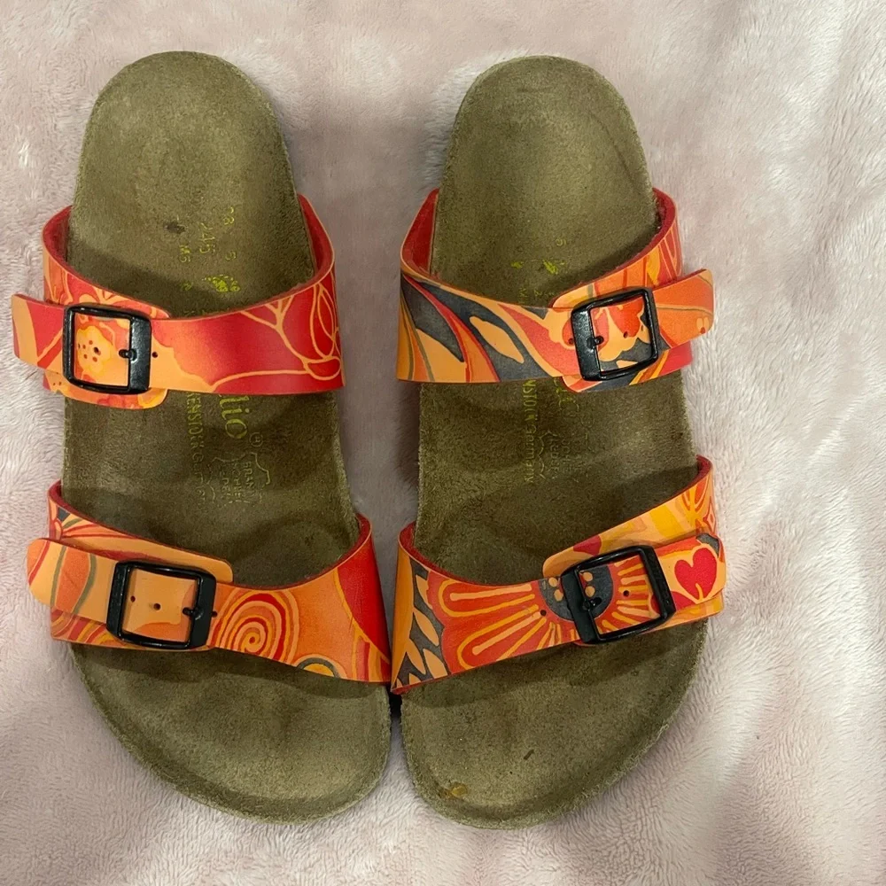 Papillio Kids Sandals with Orange and Red Straps